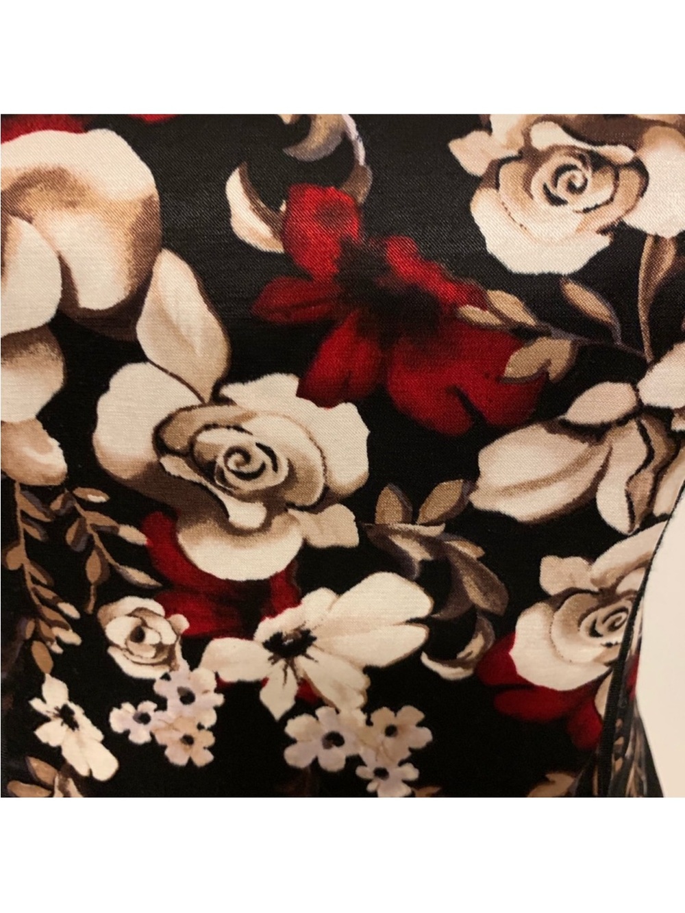 White House Black Market Satin Strapless Top bone in Flawless - Picture 3 of 6